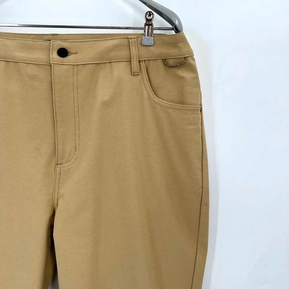 Backcountry Knit Canvas Basis Everyday Pant in Starfish Khaki BCCZ2RM sz 38 Mens